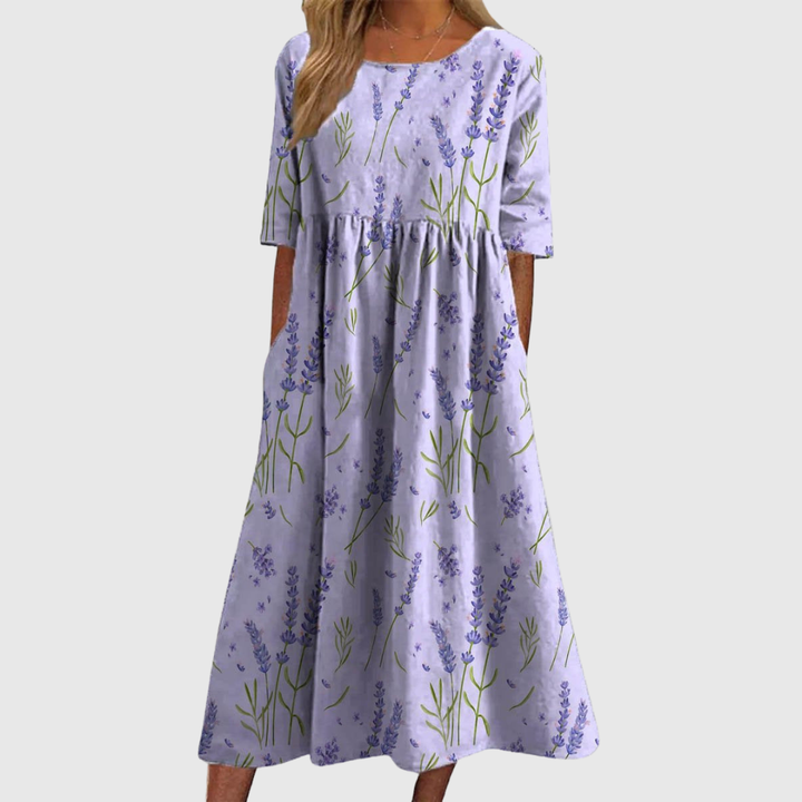 Calira | Relaxed Floral Midi Dress