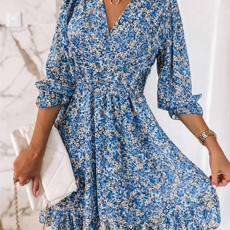Sunna | Floral Bliss Midi Dress