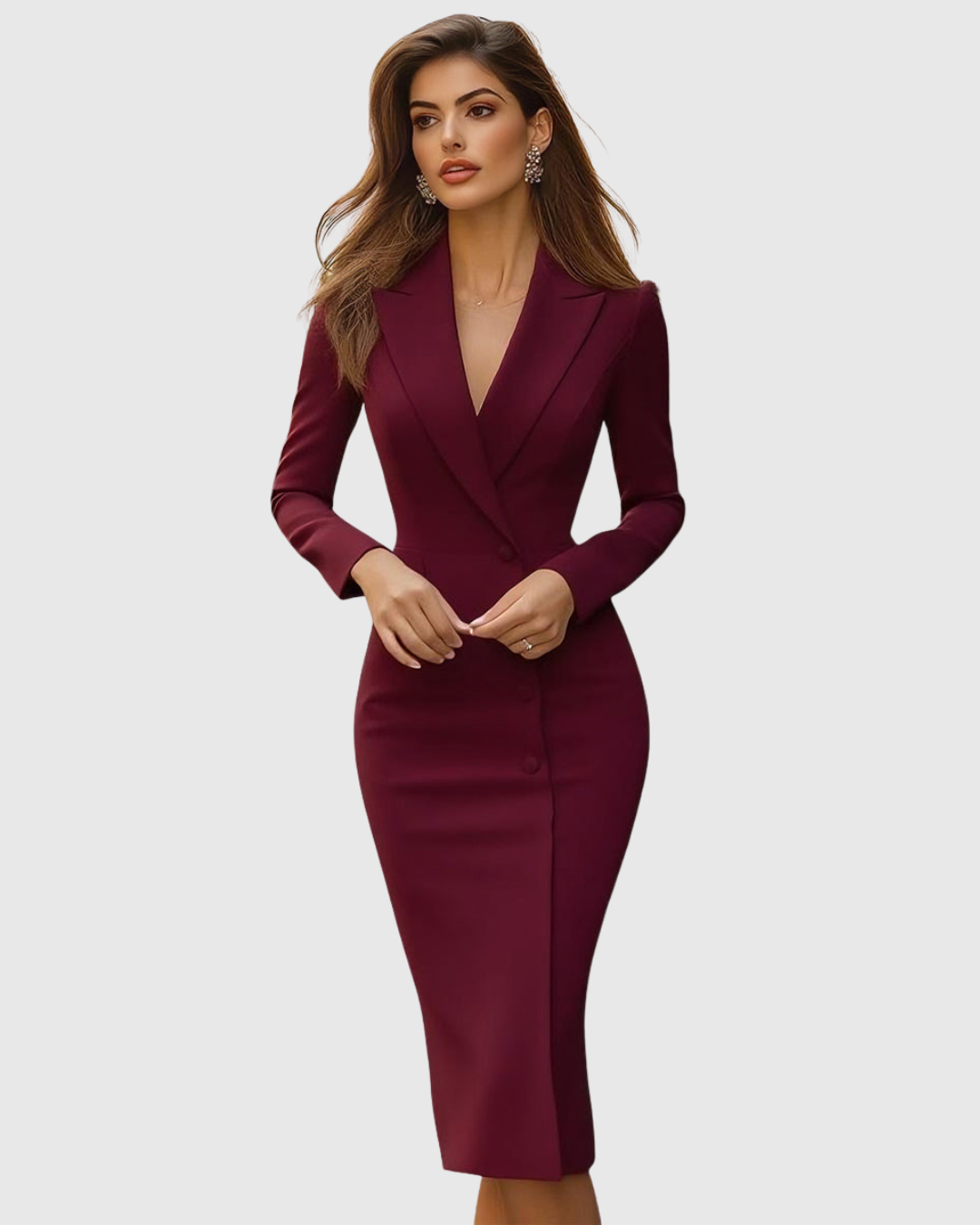 Seleneva | Tailored Midi Dress