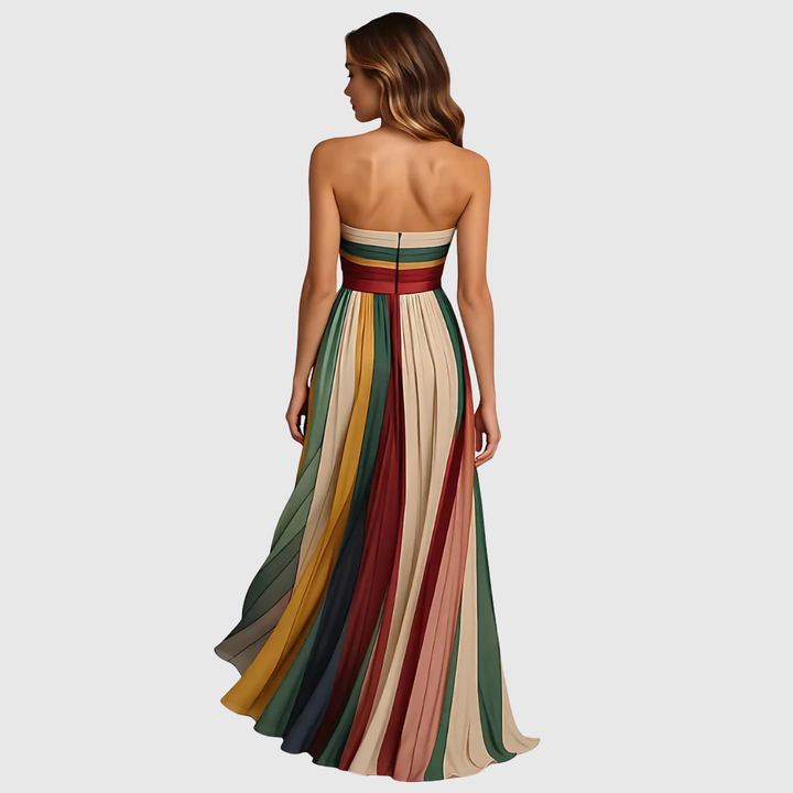 Isola | Chic Strapless Maxi Dress
