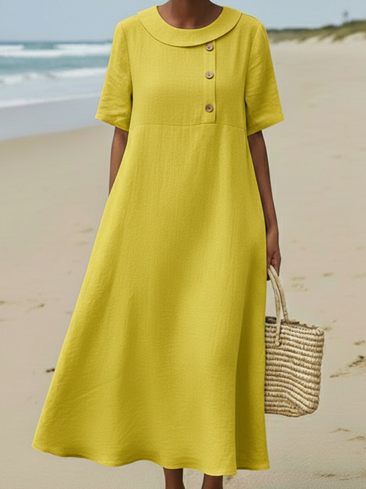 Lena | Everyday Button Dress