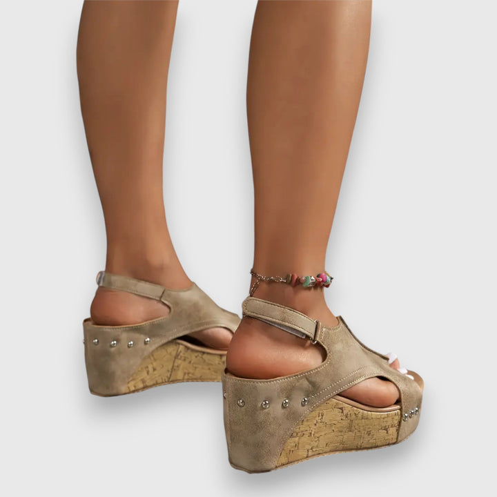 Mia | Retro Platform Sandals