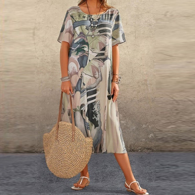 Gianna | Artistic Midi Dress