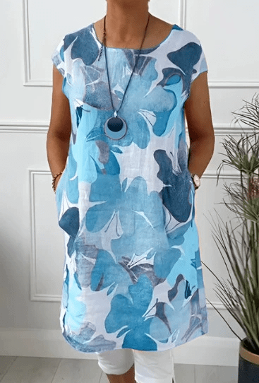 Mina | Elegant Floral Midi Dress