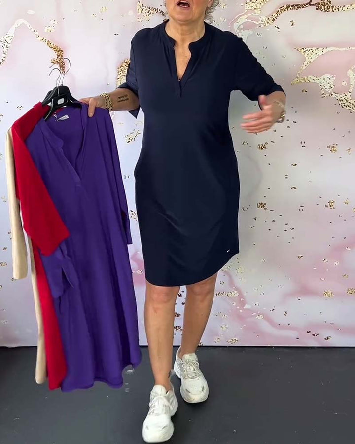 Hanneke | V-Neck Dress