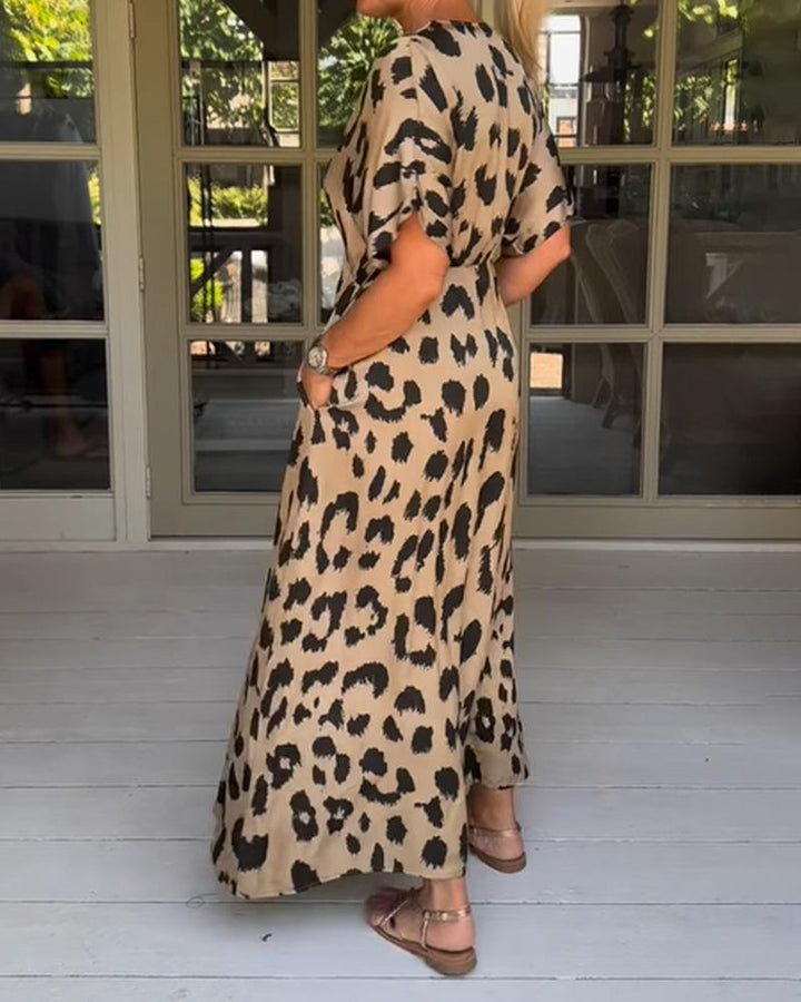 Lucia | Leopard Print Statement Dress