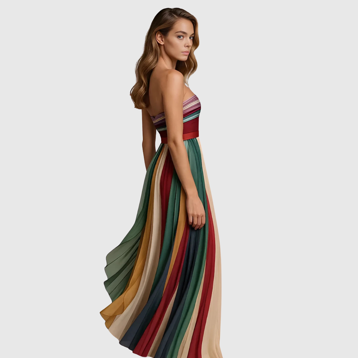 Virella | Pleated Evening Dress