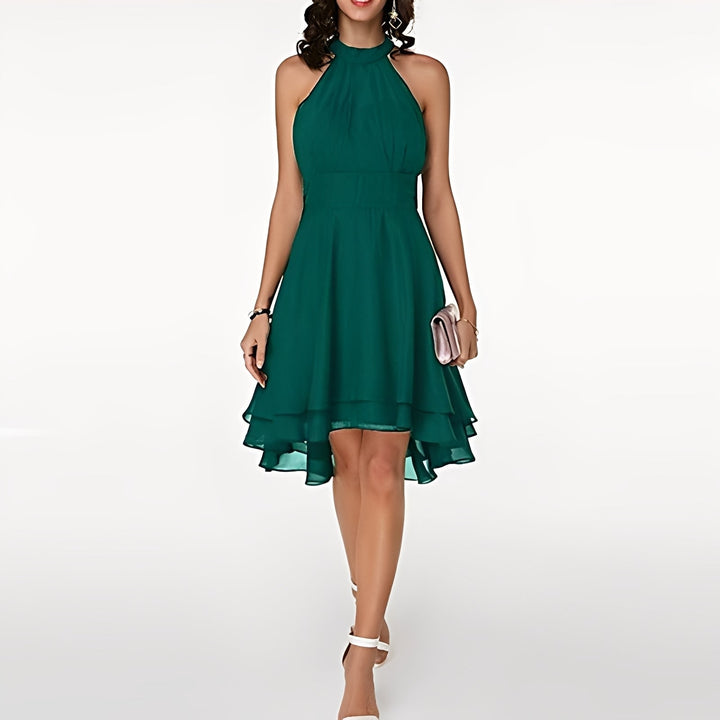 Melissa - Chiffon Halter Dress