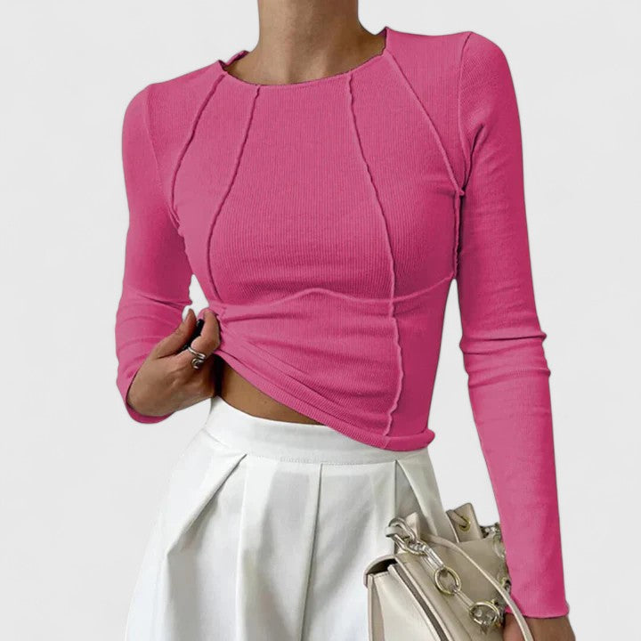 Rozminda | Elegant Long Sleeve Top