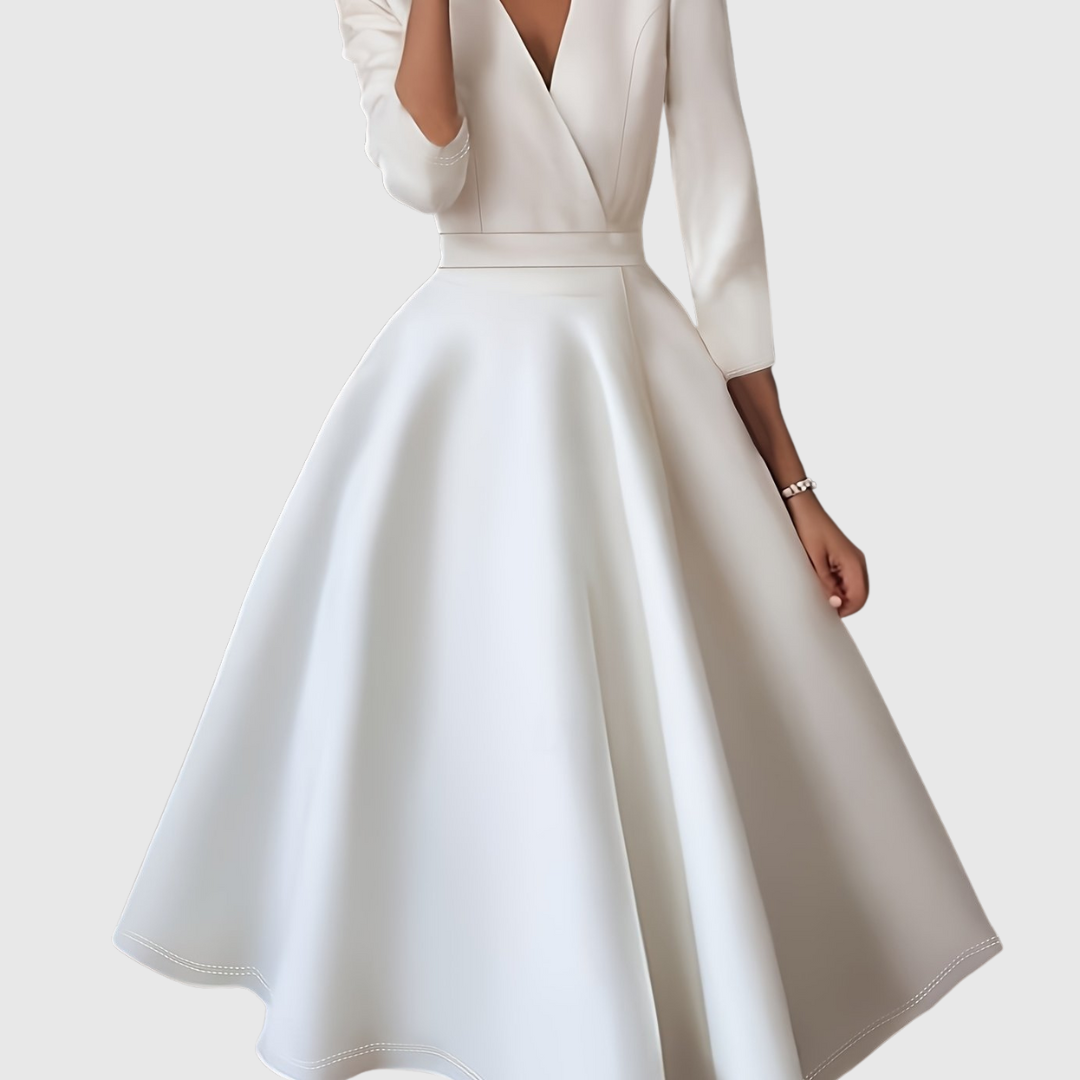 Avelie | High-Waisted Midi Dress