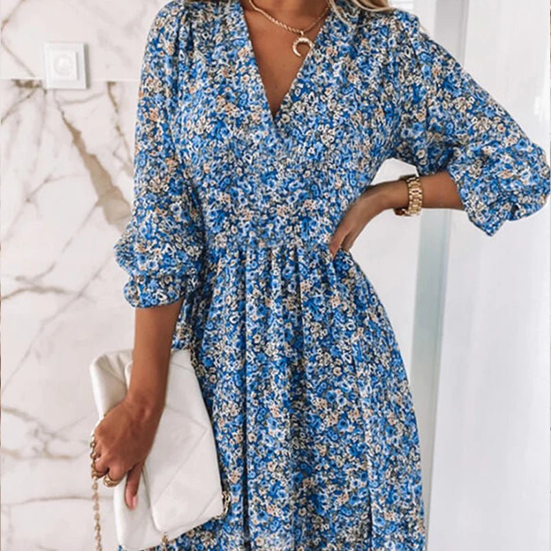 Sunna | Floral Bliss Midi Dress
