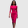 Scarlot | Red Bodycon Midi Dress