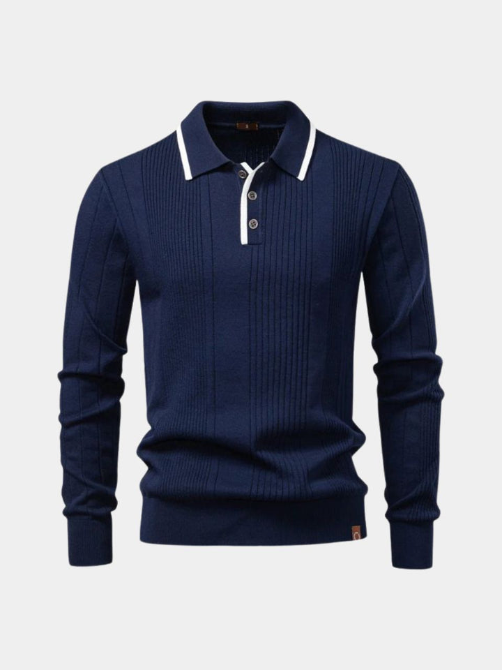 Riverton | Vertical Ridge Knit Sweater