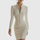 Harriet | Leather Hourglass Mini Dress