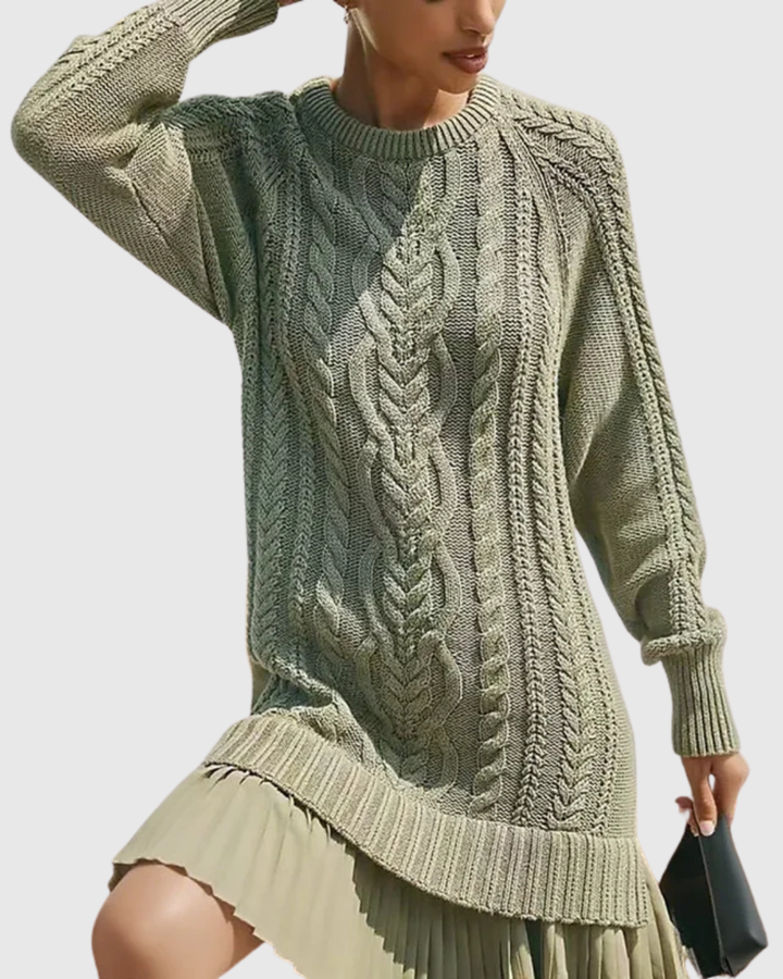 Novira | Cable Knit Sweater Dress