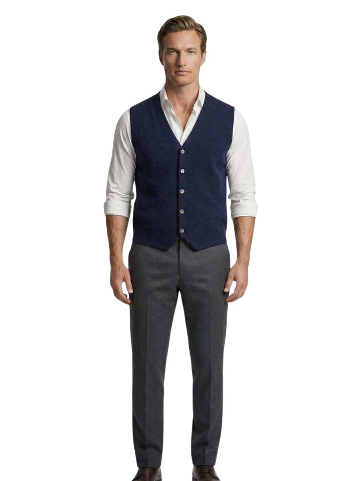 Halveron | Cashmere Cardigan Vest