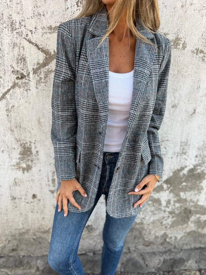 Fleur | Stylish Check Jacket