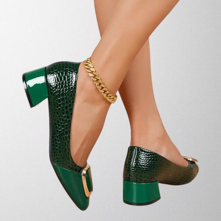 Sophisticated Charm | Block Heel Sandals