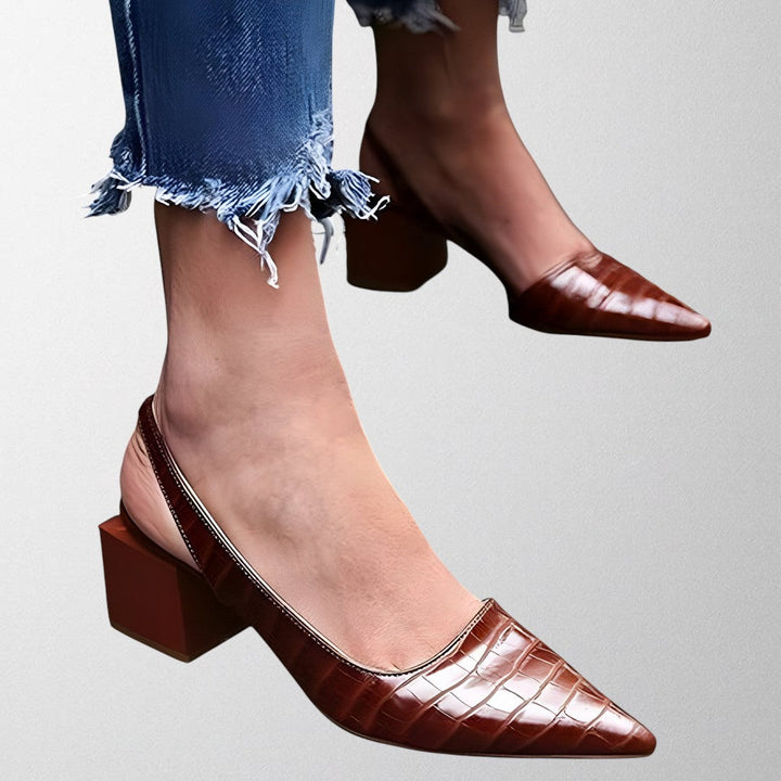 Aveline | Pointed Slingback Sandals