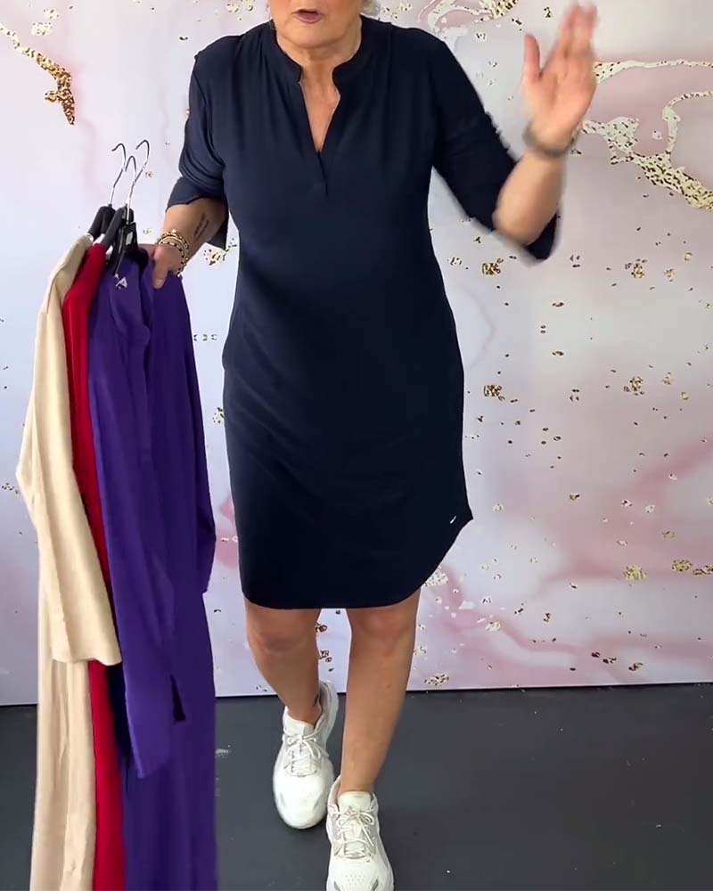 Hanneke | V-Neck Dress