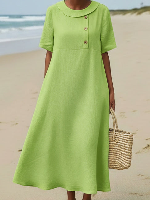 Lena | Everyday Button Dress