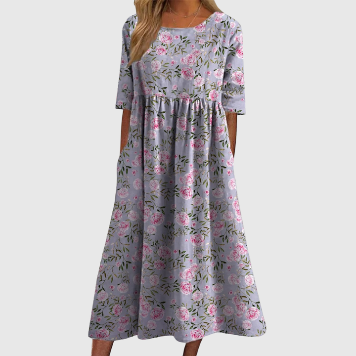 Calira | Relaxed Floral Midi Dress
