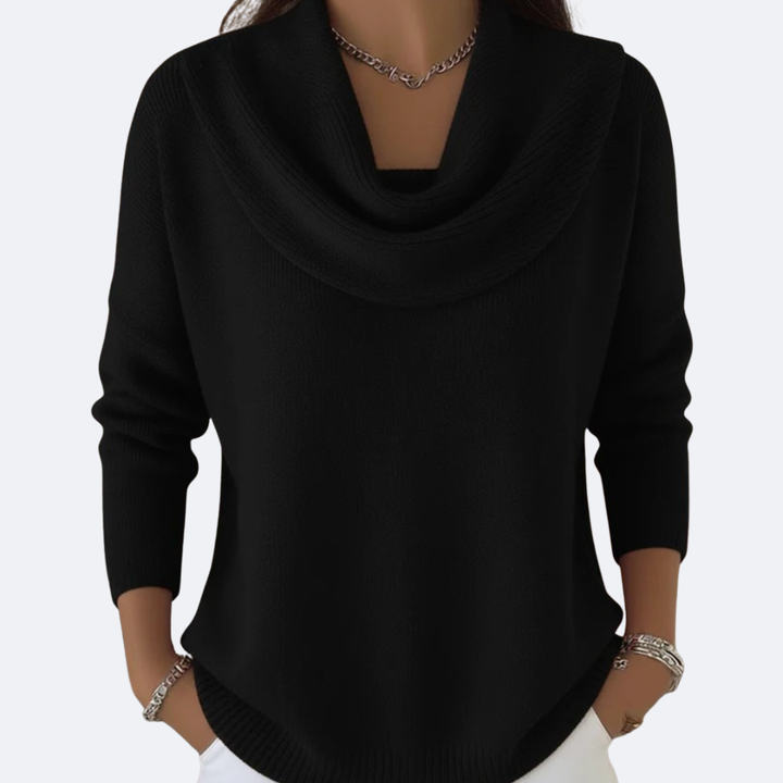 Sofia - Drape Sweater