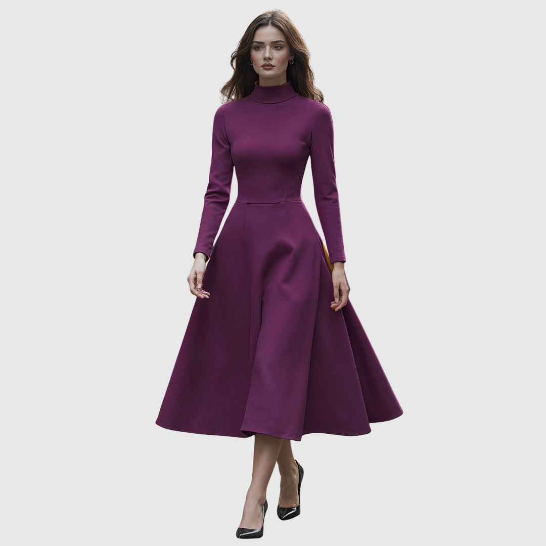 Lillie | High-Neck A-Line Dress