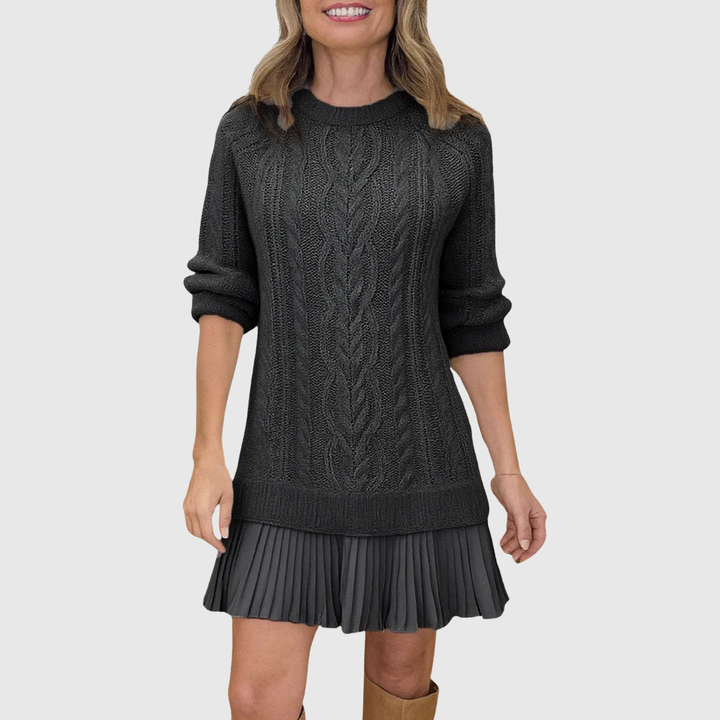 Novira | Cable Knit Sweater Dress