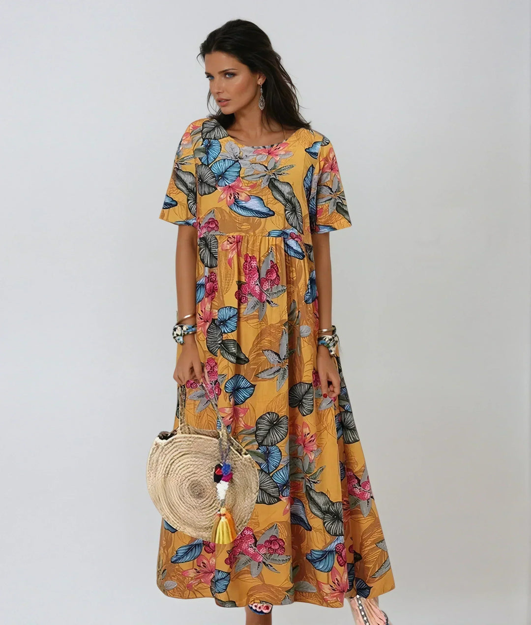 Elaris | Summer Bloom Midi Dress