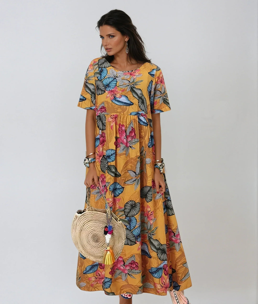 Lovi | Elegant Floral Summer Dress