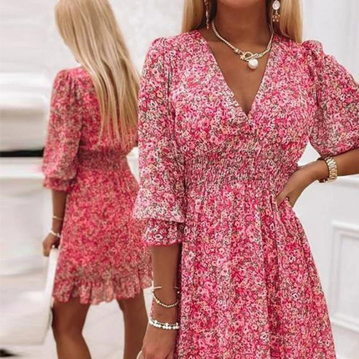 Sunna | Floral Bliss Midi Dress