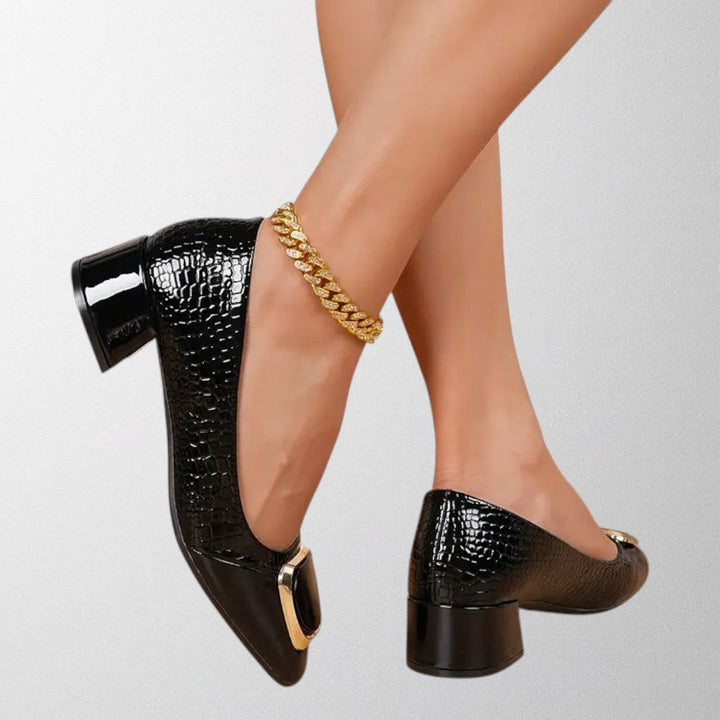 Sophisticated Charm | Block Heel Sandals