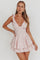 Paris Muse | Elegant Ruffle Romper - Pink