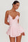 July | Jacquard Romper - Pink