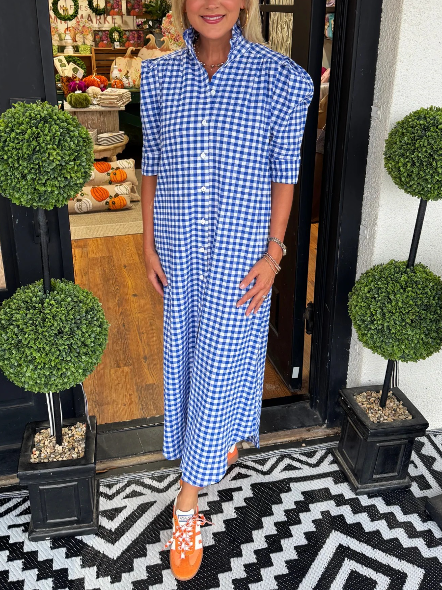 Deva | Gingham Dress