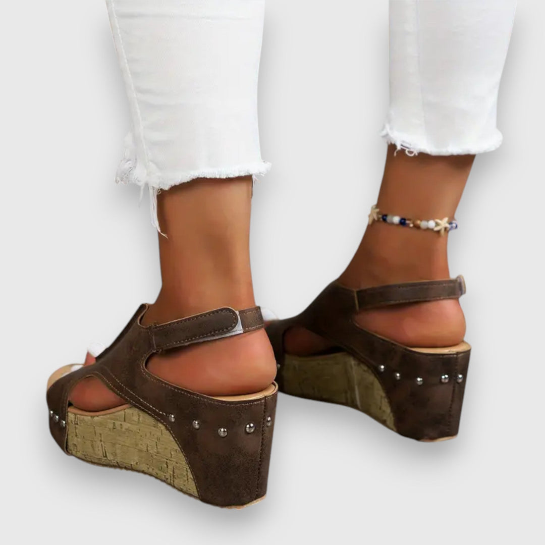Mia | Retro Platform Sandals