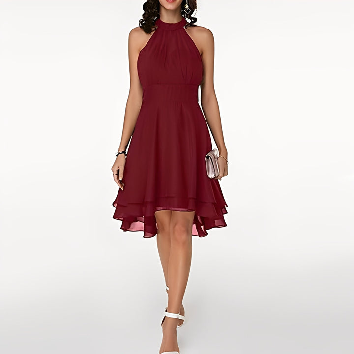 Melissa - Chiffon Halter Dress