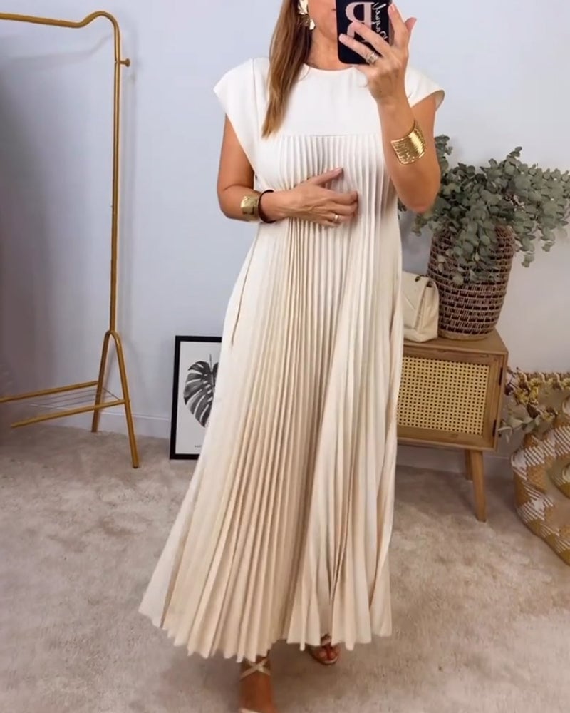 Lucille | Comfortable Pleated Dress