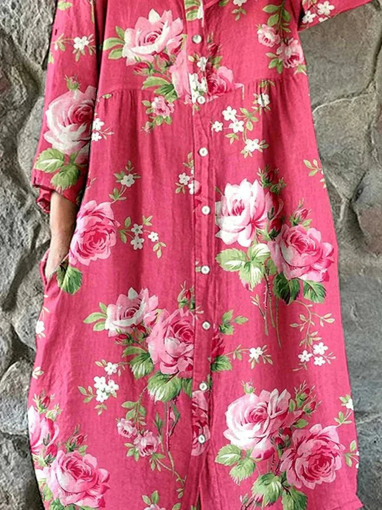 Rivelle | Art Floral Cotton Dress