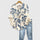 Elowin | Printed Ruffle Blouse