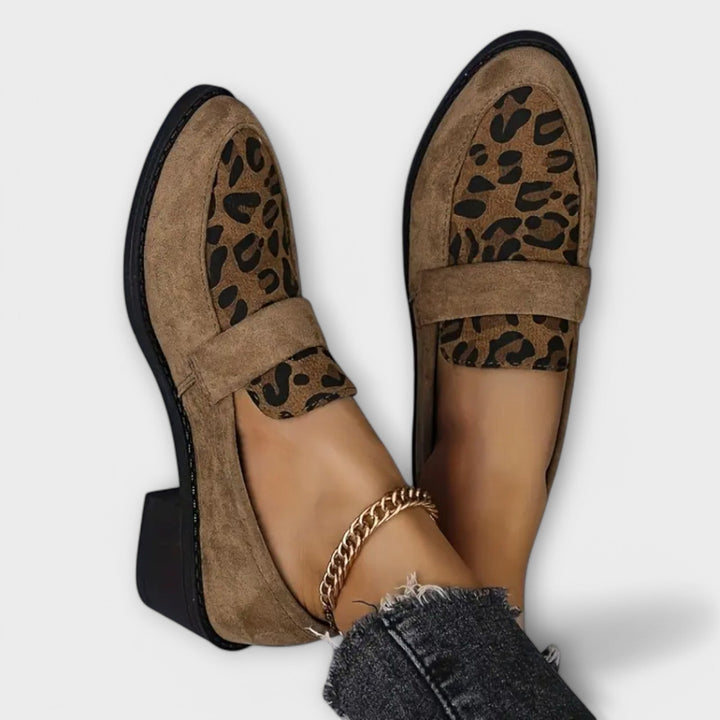 Karla | Leopard Print Loafers