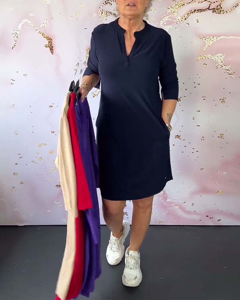 Hanneke | V-Neck Dress