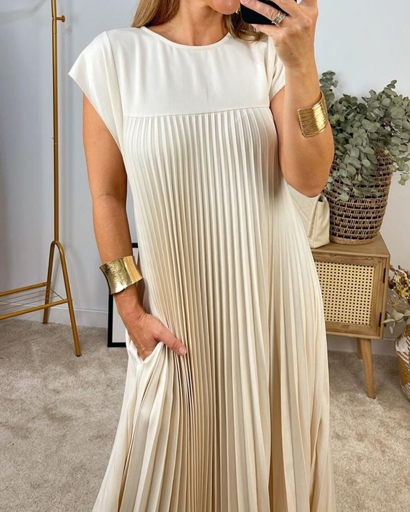 Lucille | Comfortable Pleated Dress