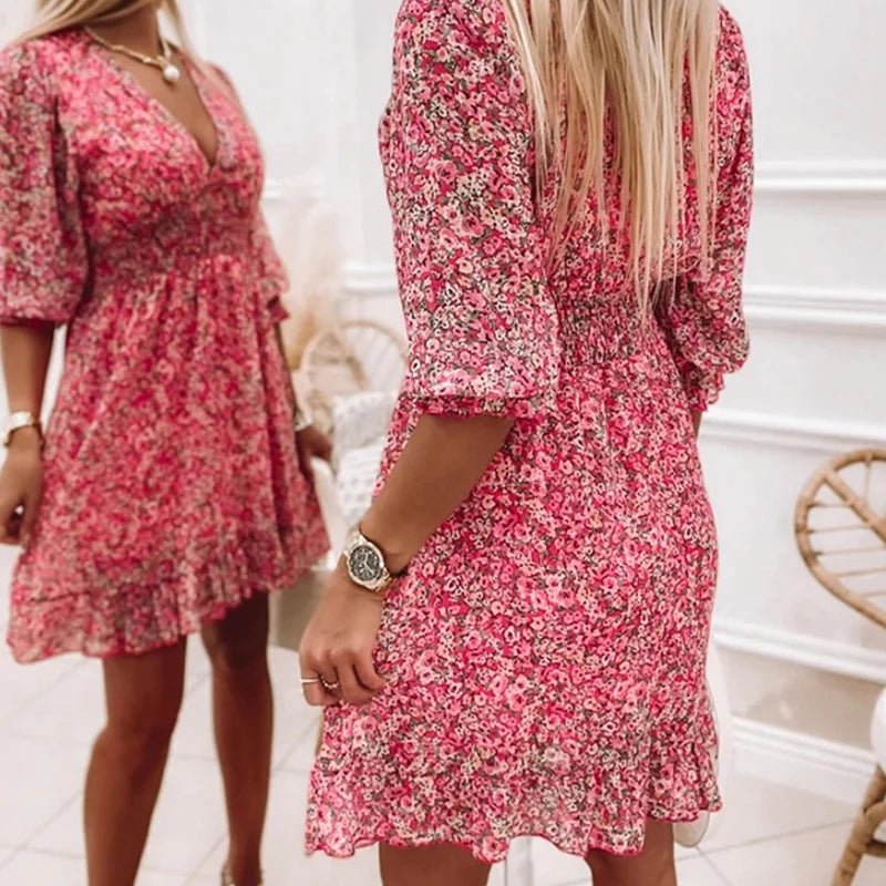 Sunna | Floral Bliss Midi Dress