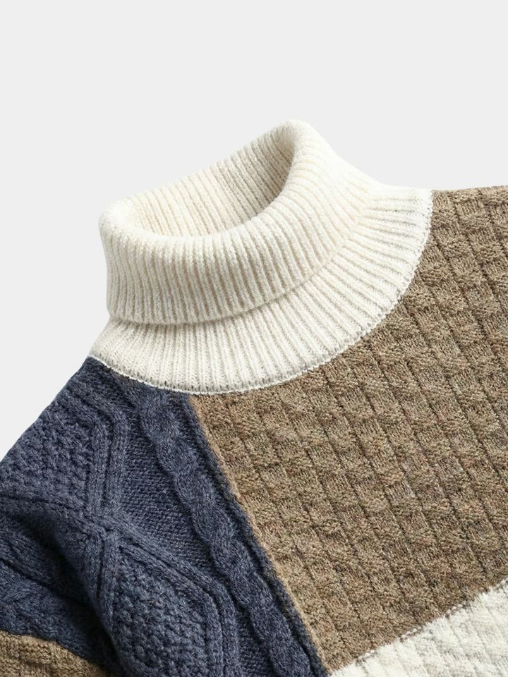 Valerio | Mosaic Artisan Knit Sweater
