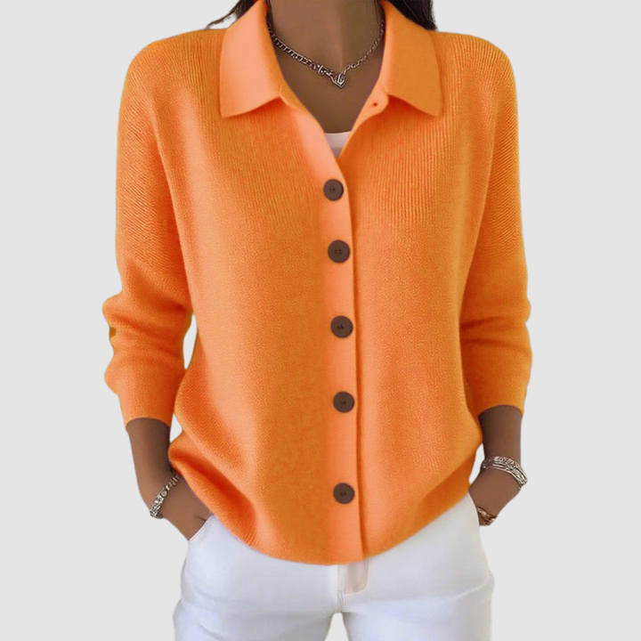 Elodie - Knitted Cardigan With Buttons