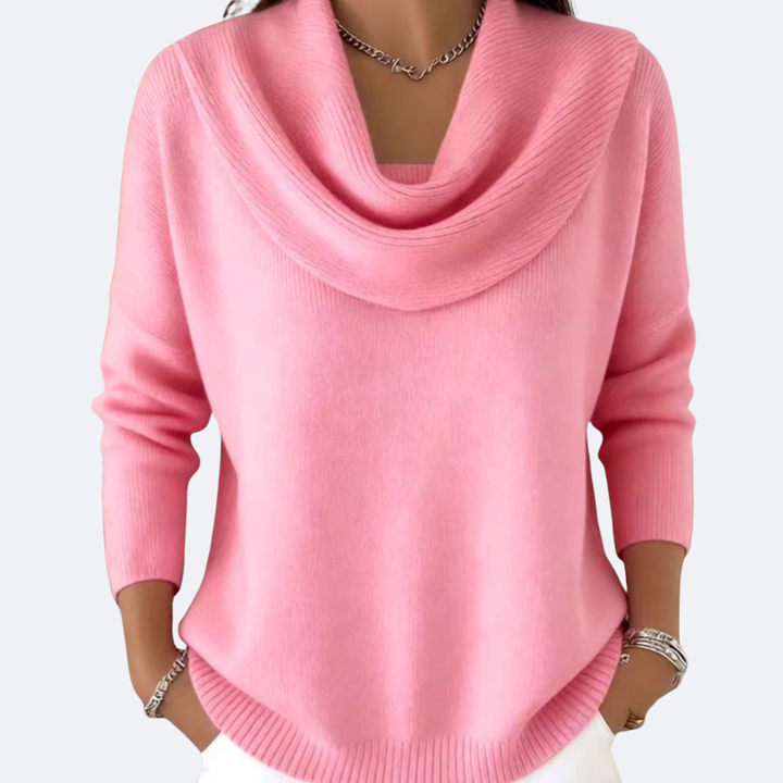 Giulia | Cozy Ruffle-Neck Sweater