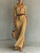Elvora | Lapel Belted Maxi Dress