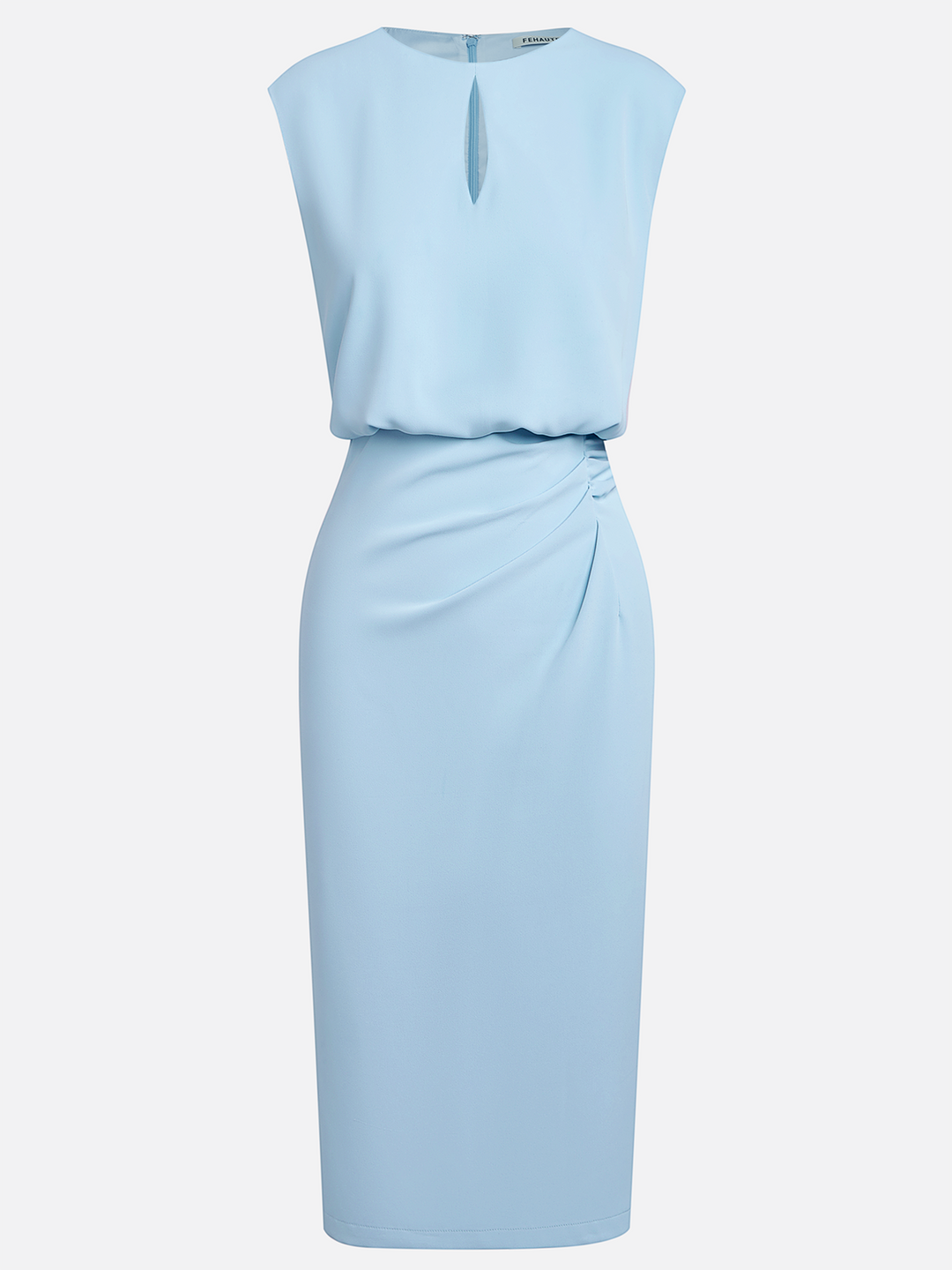 María | Chic Draped Midi Dress